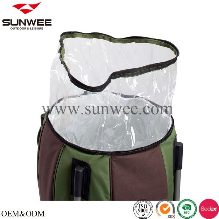 folding cooler bag with stand