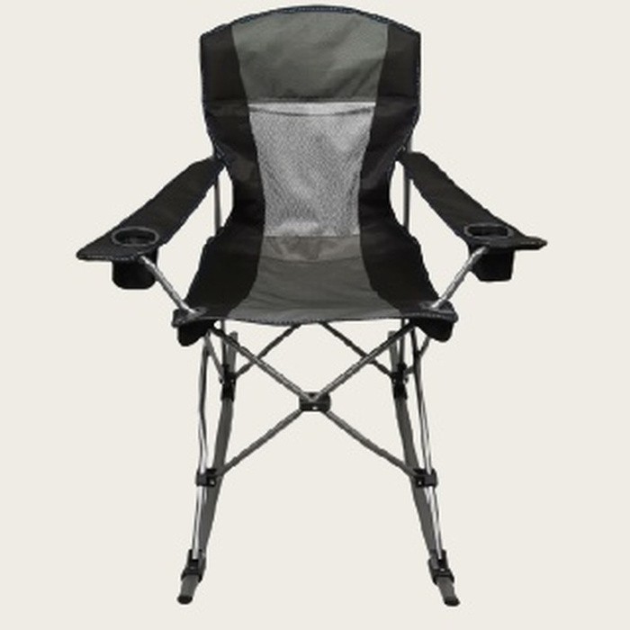 Deluxe Rocking Chair | High-Back Support & Integrated Cup Holders